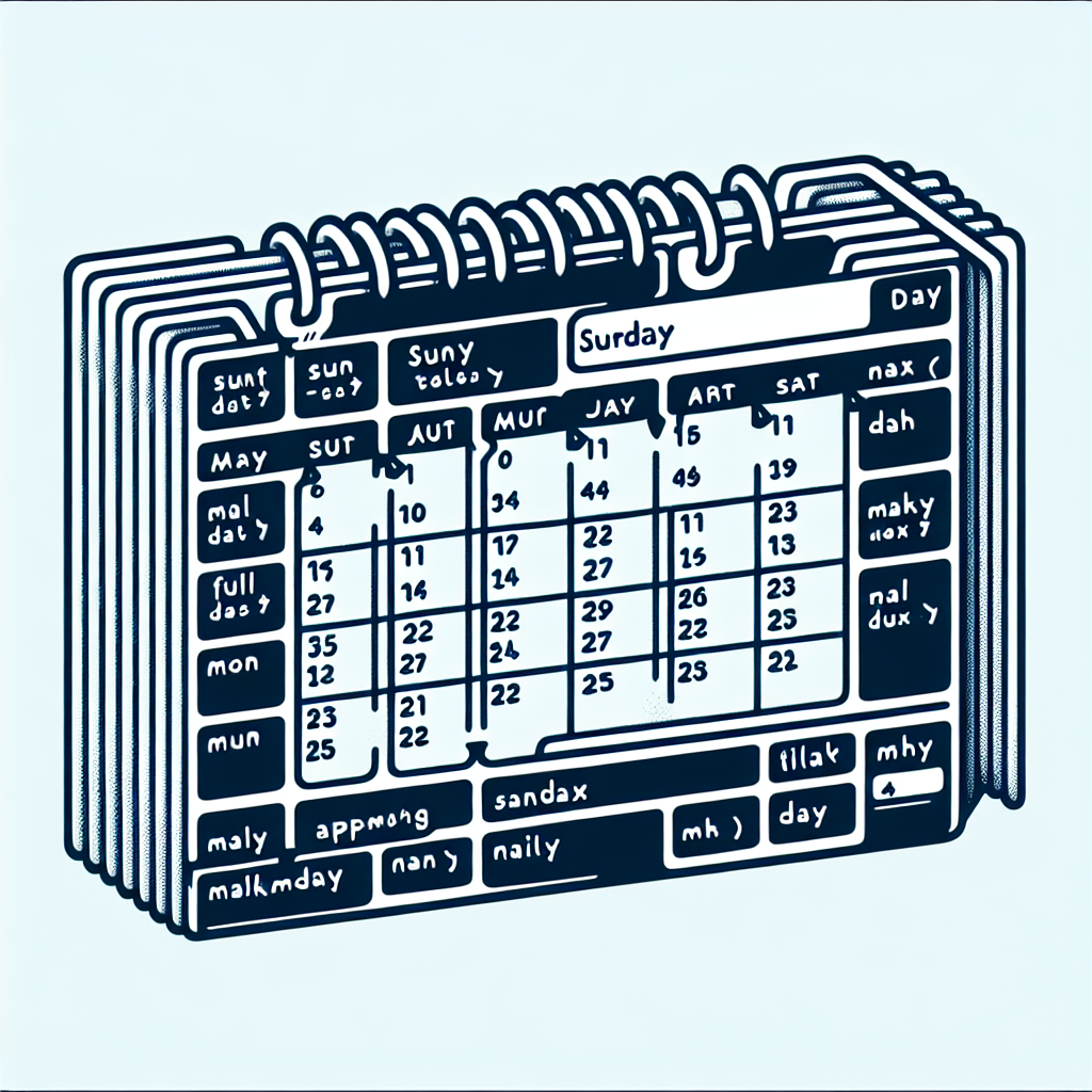 How to Create an Efficient Calendar Using Markdown