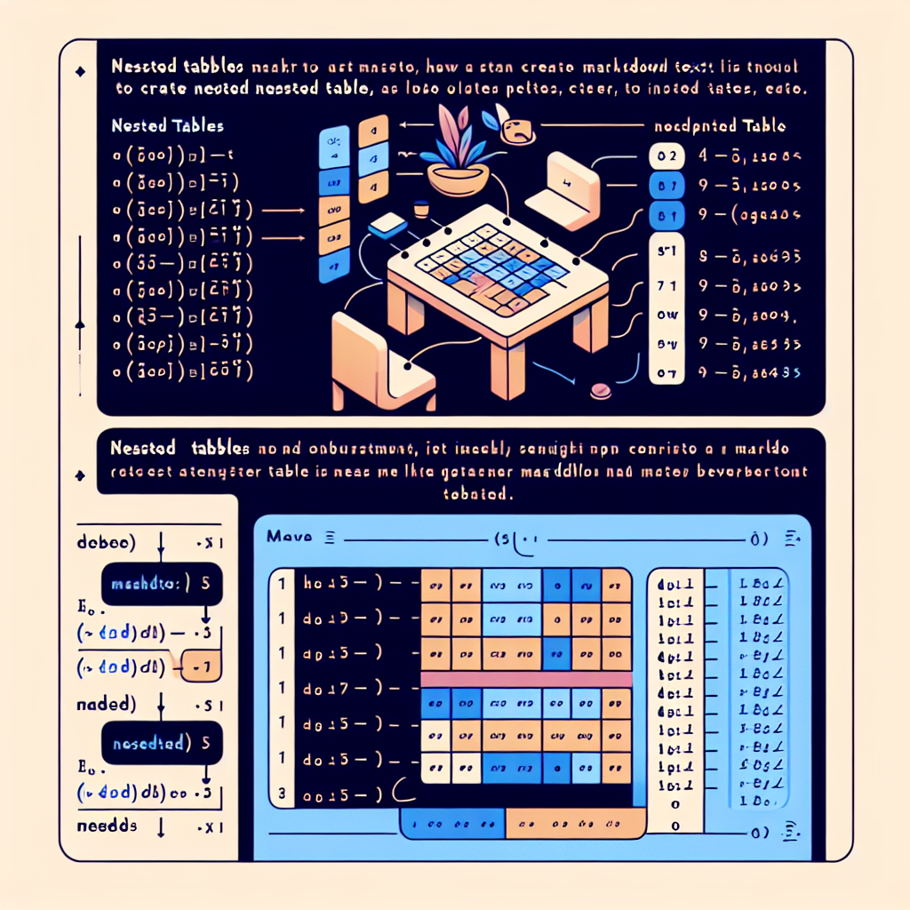 Understanding Nested Tables in Markdown