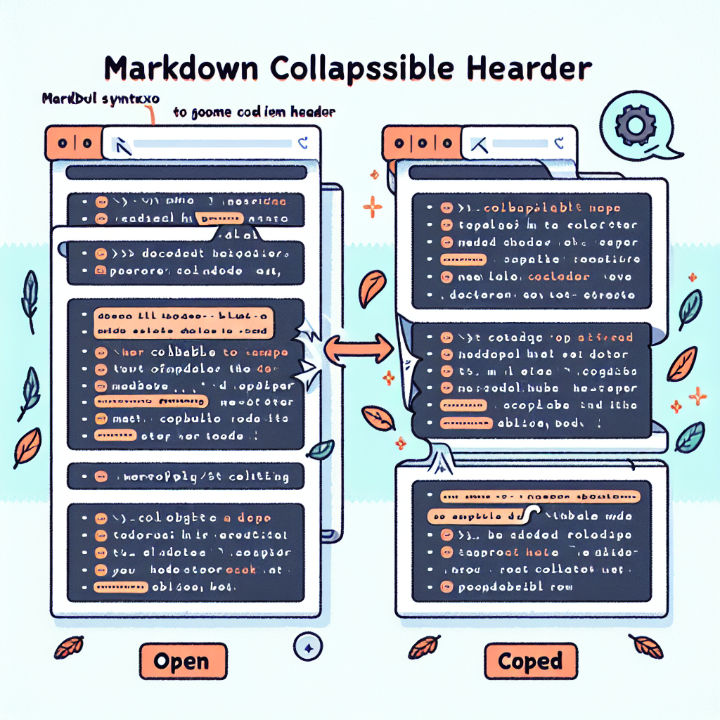 Mastering Markdown Collapsible Headers: Enhancing Document Structure and Readability