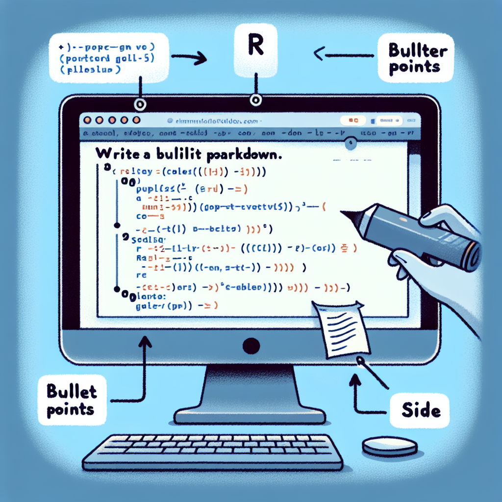 Bullet Points in R Markdown