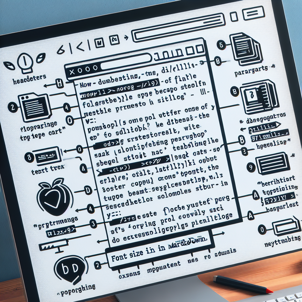 Adjusting Font Size in Markdown