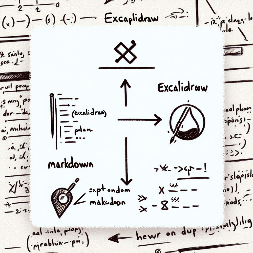 Application of Excalidraw with Markdown