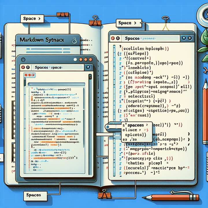 Simplifying Spaces in Markdown