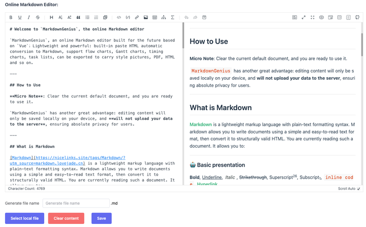 Effortless Markdown Editing with Our New, Feature-Rich Online Tool