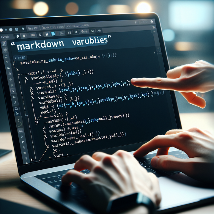 Using Markdown Variables